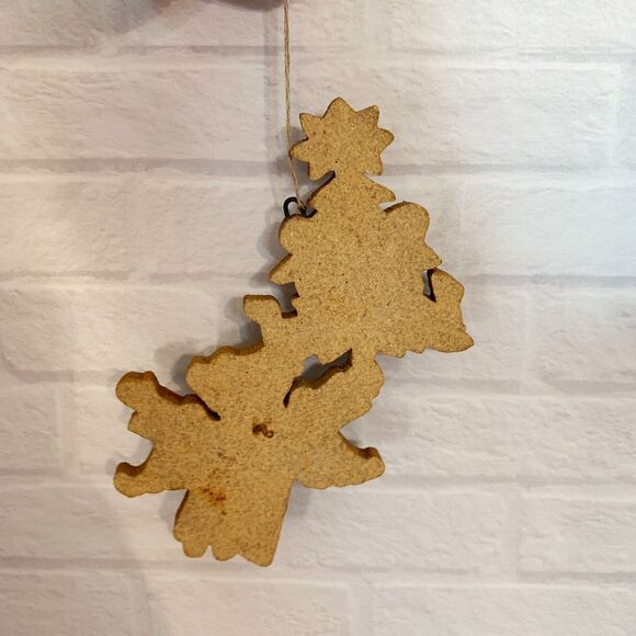 Vintage St. Andrews Abbey Angel Ornament Pottery Stoneware Christmas Tree - Picture 4 of 5